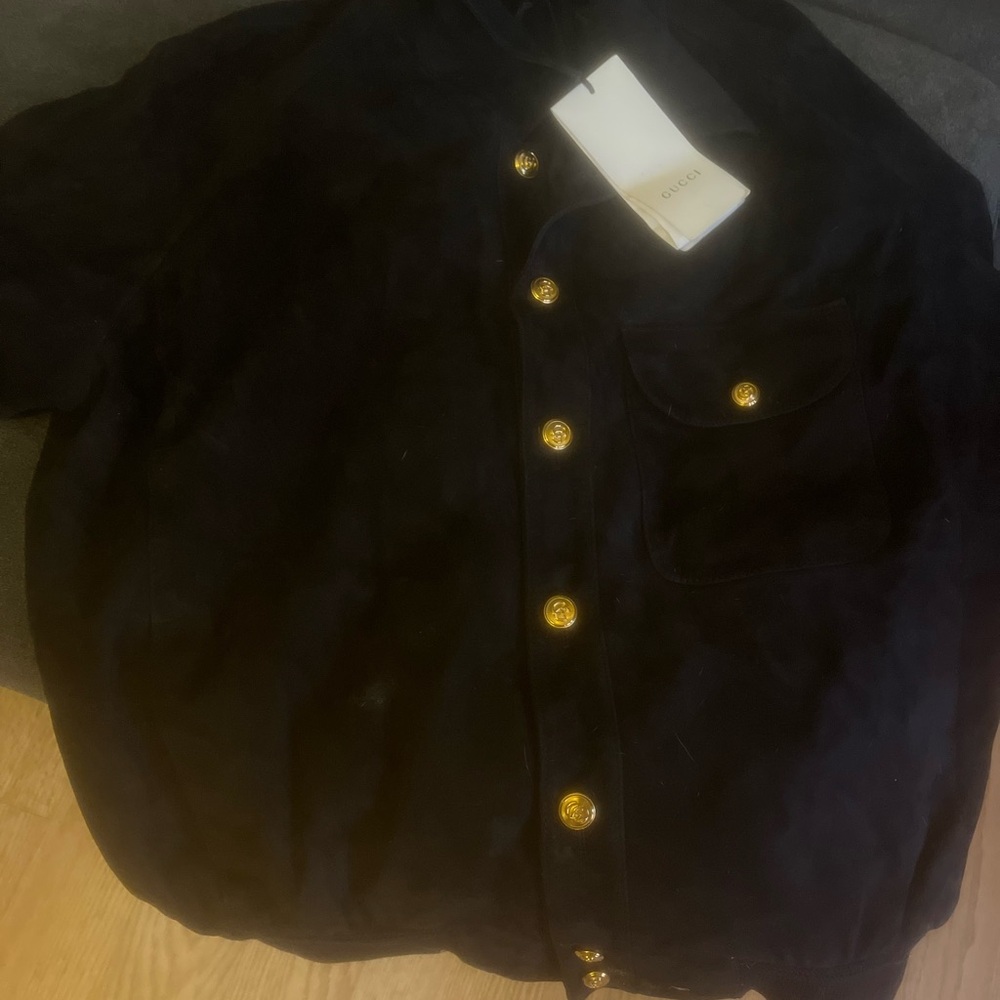 Blue brand new never worn Gucci Men Jacket